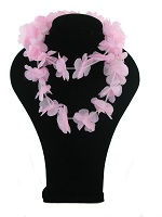 Art.nr: 48807B - HAWAI KRANS - ROZE (12st.)