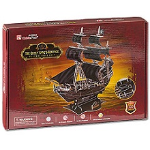 Art.nr: 48848 - BOUW JE EIGEN 3-D PIRATEN SHIP