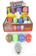 Art.nr: 48864 - HORROR HOOFD IN DISPLAY (12st.)