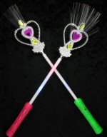 Art.nr: 48902 - LICHTGEVENDE STAAF + FIBER LICHT (12st.)