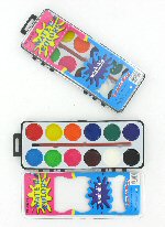 Art.nr: 49035 - WATERVERF SETJE IN DOOSJE - MODEL ROND (12st.)