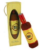 Art.nr: 49070 - WIJNFLES HANDDOEK IN GIFTBOX (2st.)