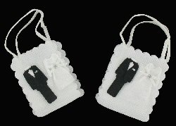 Art.nr: 49182 - BRUILOFT TASJES (12st.)