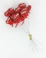 Art.nr: 49219 - DECORATIE LOVE HART (12st.)