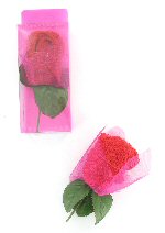 Art.nr: 49222 - HANDDOEK ROOS IN GIFTBOX (2st.)