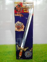Art.nr: 49412 - RIDDER ZWAARD OP KAART (12st.)