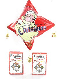 Art.nr: 49645 - ZELF OPBLAZENDE KERSTBALLON (12st)