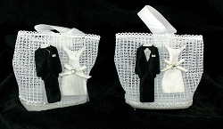 Art.nr: 49957 - BRUILOFT TASJES - MODEL 1 (12st.)