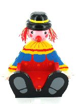 Art.nr: 50130 - MEGA GROTE MEMMOHOUDER MODEL CLOWN (2st.)