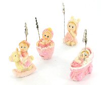 Art.nr: 50161 - FOTO CLIP HOUDER - BABY ROSE (144st.)