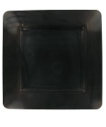 Item.nr: 512293 - VIERKANT DECORATIE BORD - ZWART (12st.)
