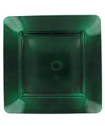 Item.nr: 512294 - VIERKANT DECORATIE BORD - GROEN (12st.)