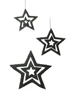 Item.nr: 512874 - 3 DELIGE 3D STERREN SET (2st.)