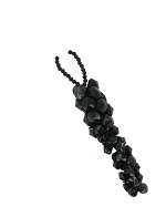 Item.nr: 521679 - ACRYLHANGER MET KRISTALPARELS (2st.)
