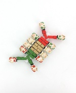 Item.nr: 551600 - 12 KERSTMAN WASKNIJPERS (12st.)