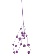 Item.nr: 575690 - FOAM GLITTER GUIRLANDE (6st.)