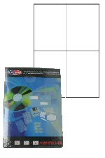 Art.nr: 59081 - PRINTER STICKER LABELS (100VEL.)