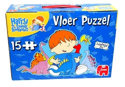 Art.nr: 59111 - JUMBO VLOERPUZZEL - HARRY EN DE DINO'S (6st.)