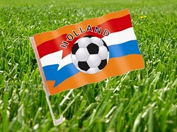 Art.nr: 59436 - HOLLAND SUPPORTER AUTOVLAG (6st.)