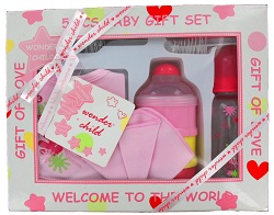 Art.nr: 59458A - KRAAM CADEAUPAKKET VOOR MEISJES - MODEL 10