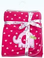 Art.nr: 59460A - BABY DEKEN VOOR MEISJES - ROZE
