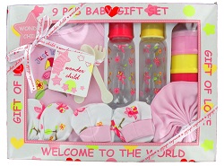 Art.nr: 59463A - KRAAM CADEAUPAKKET VOOR MEISJES - MODEL 14