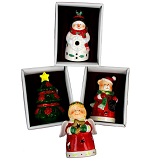 Item.nr: 601261 - KERSTFIGUREN WAXINELICHTHOUDER (6st.)