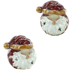 Item.nr: 631487 - WAXINELICHTHOUDER KERSTMAN (2st.)
