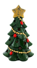 Item.nr: 631493 - KERSTBOOM WAXINELICHTHOUDER (2st.)