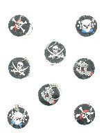 Art.nr: 63537 - SLEUTELHANGERS PIRAAT (24st.)