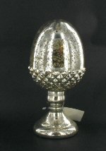 Item.nr: 640232 - ANTIEKE DECO EIKEL OP VOET (2st.)
