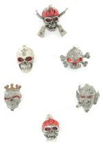 Art.nr: 64696 - DOODSKOP SLEUTELHANGERS (24st.)