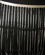 Item.nr: 664720 - WAND DECORATIEKLEED IN TASJE CREME (2st.)