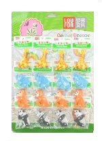 Art.nr: 67251 - DIEREN GUM OP KAART (16st.)
