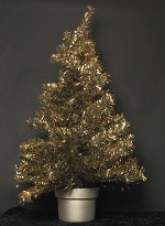 Item.nr: 681085 - GOUDKLEURIGE KERSTBOOM (2st.)