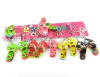 Art.nr: 68733 - TEENSLIPPER SLEUTELHANGER - MODEL 1 (12st.)