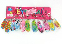 Art.nr: 68735 - TEENSLIPPER SLEUTELHANGER - MODEL 3 (12st.)