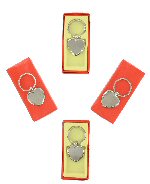 Art.nr: 68752 - SLEUTELHANGER IN GIFTBOX - MODEL HART (12st.)