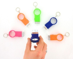 Art.nr: 68759 - SLEUTELHANGER ZAKLAMP - MODEL LOEP (50st.)