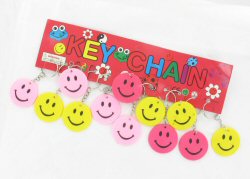 Art.nr: 68772 - SMILEY SLEUTELHANGER - MODEL 1 (12st.)