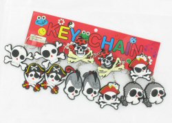 Art.nr: 68776 - DOODSHOOFD SLEUTELHANGER - MODEL 1 (12st.)