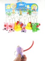 Art.nr: 68866 - DIERENSLEUTELHANGER MET TONG (12st.)