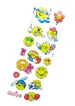 Art.nr: 69037 - SMILEY STICKERS (50st.)