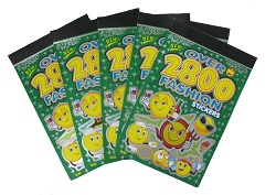 Art.nr: 69050 - GLITTER SMILEY STICKERS (12st.)
