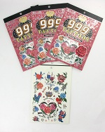 Art.nr: 69054 - TATTOO STICKERBOEKJE - MODEL 1 (12st.)