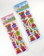 Art.nr: 69058 - VERJAARDAG STICKERS (2x20st.)