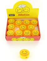 Art.nr: 69127 - SMILEY PUNTENSLIJPER IN DISPLAY (24st.)