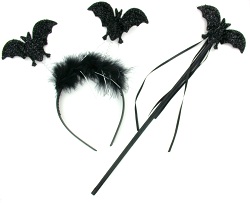 Art.nr: 69580 - HALLOWEEN DIADEEM MET STAF (12st.)