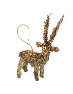 Item.nr: 720350 - DECORATIE RENDIER MET GLITTERS