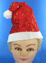 Art.nr: 90428 - KERSTMUTS MET OPDRUK STERREN & MAAN (12st.)